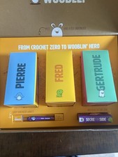 WOOBLES Zero to Hero Beginner to Intermediate 3 project CROCHET KIT Gift Box NEW