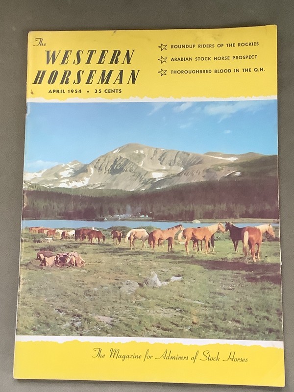Western Horseman magazine, April 1954
