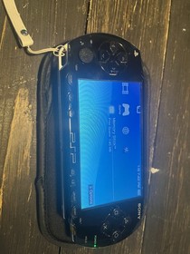 PSP 1000 PSP 1001 Playstation Portable Console with case and upgraded firmware