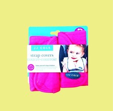 JJ Cole Baby Car Seat Strap Covers Pink Soft Car Safety Carseat Babies Protect