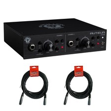Black Lion Audio Auteur mkIII 2-Channel Mic Preamp and DI w/ 2x XLR Cable Bundle