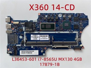 For HP X360 14-CD i7-8565U MX130 4GB Laptop Motherboard 17947-1 L36453-601 #ea