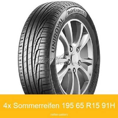 4x Sommerreifen 195/65 R15 91H Uniroyal RainExpert 5 id72011