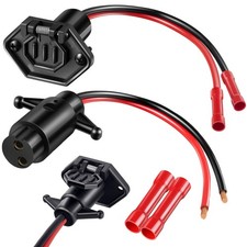 12V Trolling Motor Plug Receptacle Male Female Connector Fits Minn Kota