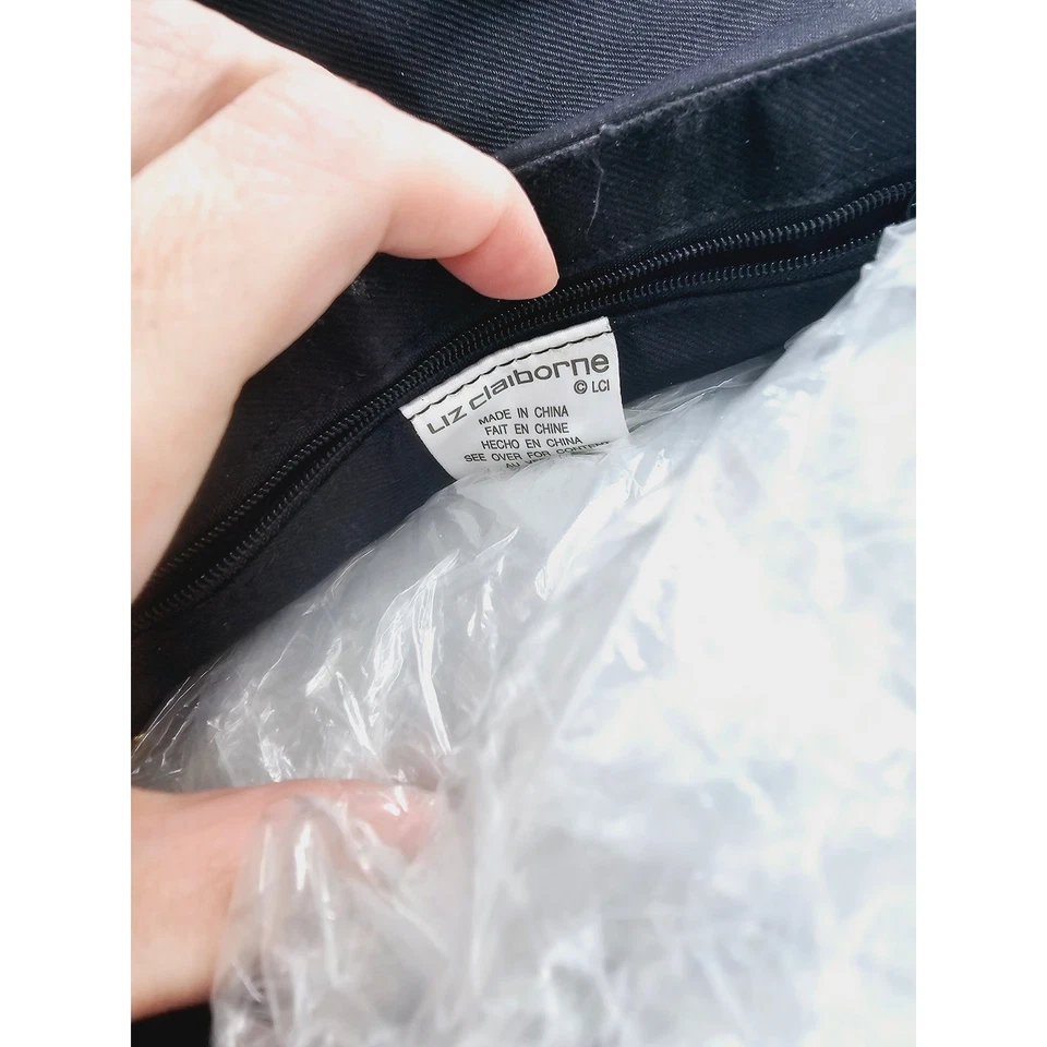 Elegante cartera de noche negra Liz Claiborne Foto 4 de 4