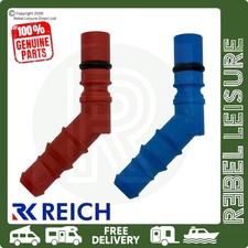 Reich Tap Connector Tails 2 x 12mm Barbed F102 & F103 Motorhome/Caravan/Camper