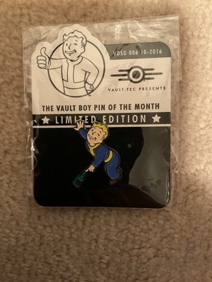 Fallout Vault-Tec VBotM Vault Boy Pin of the Month #6 Ninja