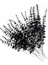 Black Artificial Eucalyptus Stems 5 10 30 70 Pcs For Wedding Home Decor