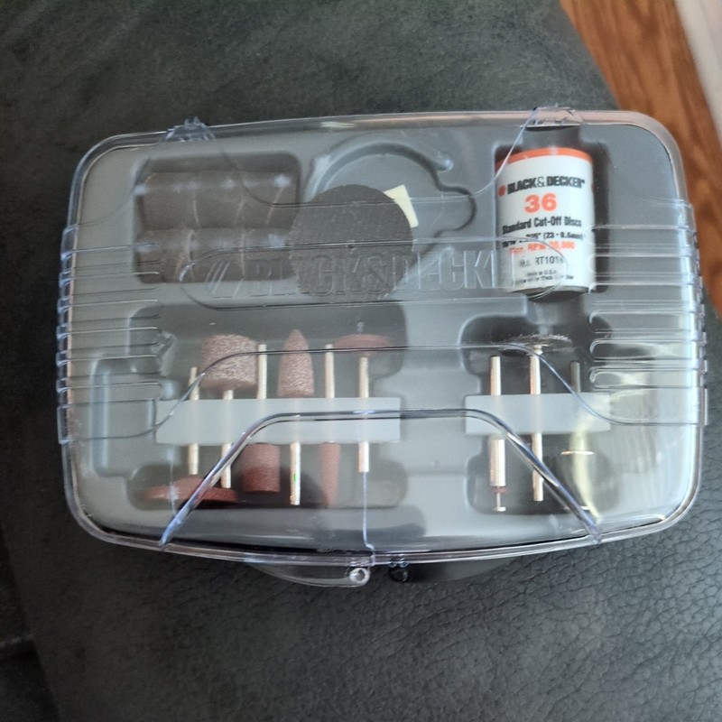 BLACK & DECKER RT5040 52 PC WOODWORKING SET ROTARY TOOL ACCESSORIES