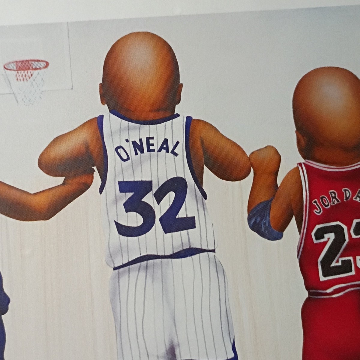 T. Richard Dream Team! Framed Basketball Art Print Barkley O'Neal
