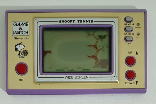 82543 Vintage Videogame Retrogame - Game & Watch Snoopy Tennis - Nintendo 1982