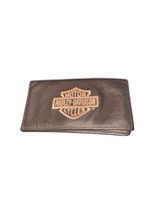 Harley Davidson Vintage Wallet MOTOR CYCLE Logo Leather Biker Wallet