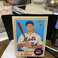 2017 Topps Heritage High Number T.J. Rivera New York Mets RC (#697)