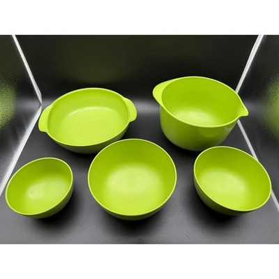 Rosti Mepal Denmark Vintage MCM 5 piece Nested Mixing, Batter & Serving Bowl Set