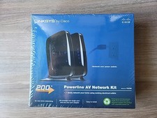 Cisco Linksys PLK300 200Mbps Powerline AV Network Kit New