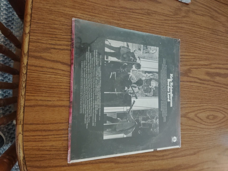 KRIS KRISTOFFERSON LP BORDER LORD 1972 Monument – KZ 31302 SEALED MINT W/Hype  - Image 2 of 4