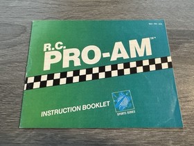 R.C. Videojuego PRO AM Nintendo (1988) NES - Raro (Con MANUAL ORIGINAL)