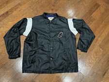 Billionaire Boys Club BBC Black & Grey Track Jacket Size Large