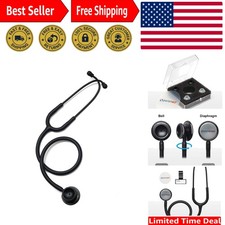 Complete Medical Stethoscope Kit - Dual Head, Eartips, Diaphragm  Case