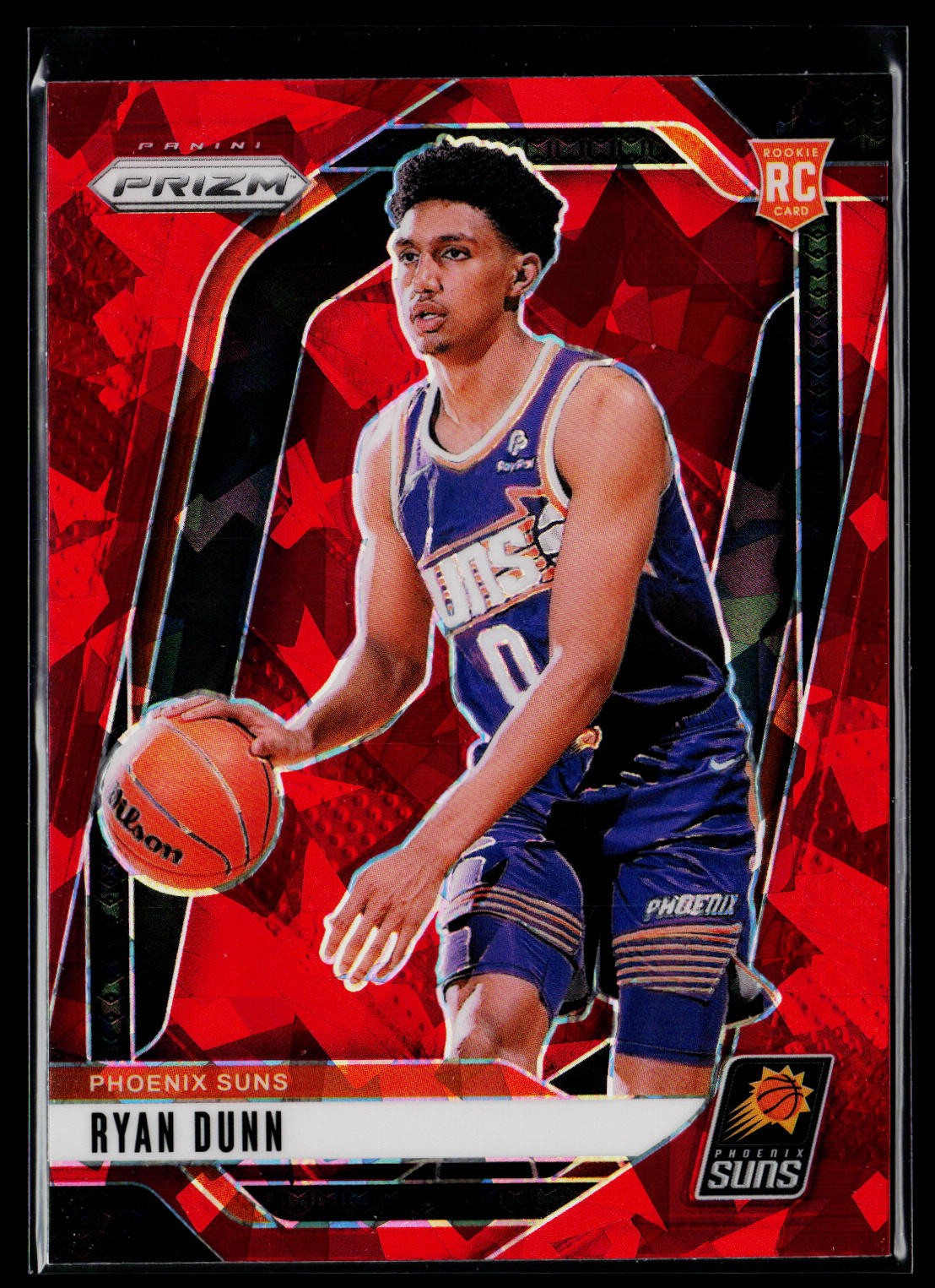 2024-25 Panini Prizm #258 Ryan Dunn Prizms Red Ice