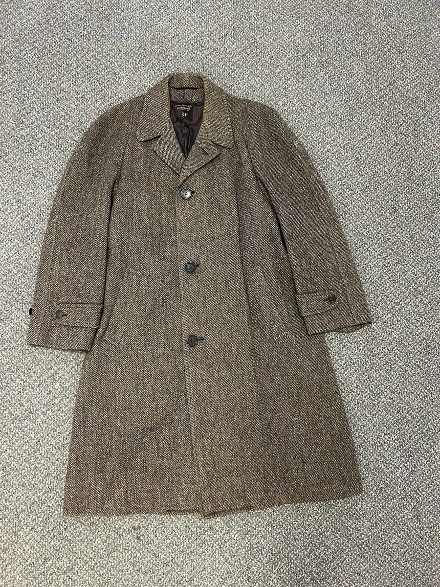 Vintage Harris Tweed Coat In Men's Coats & Jackets for sale - eBay