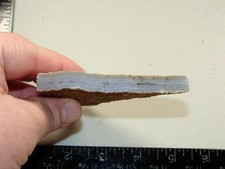 Nice Holly Blue Chalcedony - Oregon - 145g - Rare Old Stock / Old Collection
