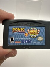Sonic Advance + Sonic Pinball Party (Nintendo  GBA) US Release, Tested,