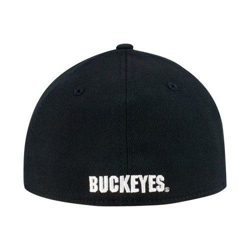 Gorra flexible negra clásica del equipo Ohio State Buckeyes - Imagen 3 de 3