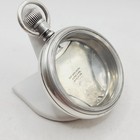 Antique A.W.W. Co. Coin Silver 18S Pocket Watch Case Complete w/ Crystal Bezel — photo 6