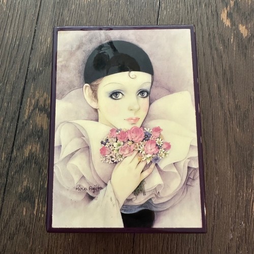 Pierrot Love Mira Fujita Schmid 1981 Vintage lacquer musical jewelry box