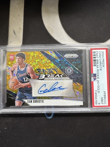 2024/25 Fast Break Rookie Auto Gold /10 PSA 9