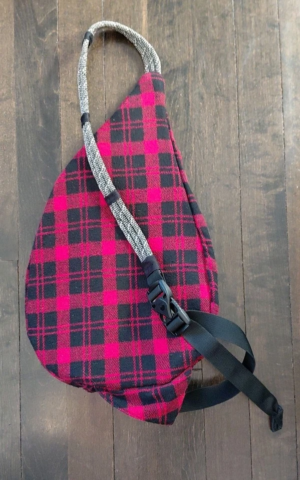 Kavu 斜挎包 水牛格子 "伐木工" 绳索吊袋 徒步户外 自然 — 第 4/4 张图片