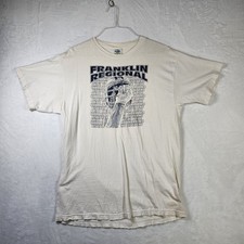 Thrashed Vtg Franklin Regional Football Tee XL Made in USA Global Single Stitch