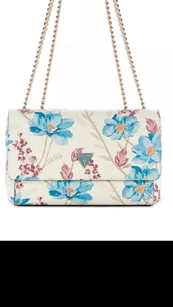 GUESS Micaela Spring Floral Convertable Crossbody Bag NWT