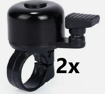 TIMTINA 2 Stück Fahrrad Klingel Glocke Bell Bike Handklingel Fahrradklingel Metall