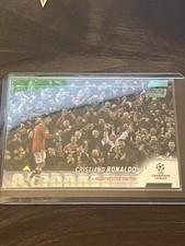 CRISTIANO RONALDO 2021-22 TOPPS STADIUM CLUB CHROME AQUA WAVE REFRACTOR #D /250