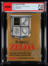 The Legend of Zelda (NES, Early Round SOQ) - PSA 7.0 CIB