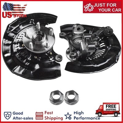 2X Front Wheel Hub Bearing Knuckles Assembly For Toyota Sienna FWD 2011 - 2017