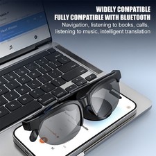 Smart Glasses AI Bluetooth Glasses with 144+ Translation for Men & Woman Travel#