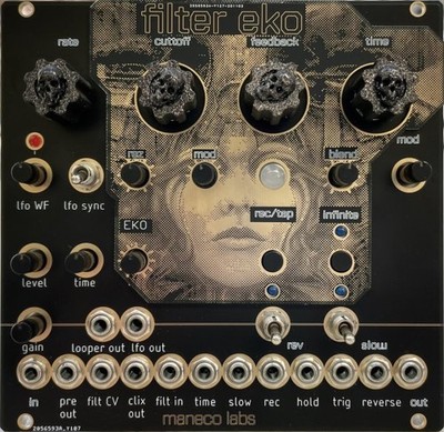 MANECO LABS FILTER EKO EURORACK : NEW : [DETROIT MODULAR]