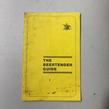 Anheuser Busch Vintage Beertenders Guide Book 1980s Collectible
