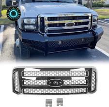 Front Grille Compatible with 1999-2004 Ford Super Duty F-250 F-350 Excursion Ne