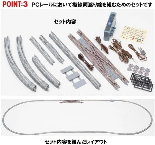 TOMIX 91029 N Gauge (Rail Pattern D) Double Track Crossing Point Set NEW F/S - Image 2 of 4