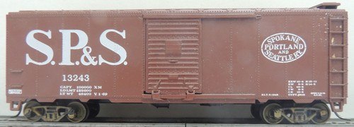 Coche de carga ATHEARN CUSTOM SPEKANE PORTLAND & SEATTLE 40' ACERO RTR KD # 13243 | Condition: Used