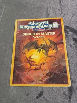 Advanced Dungeons & Dragons: Dungeon Master Screen (9263, 1989)