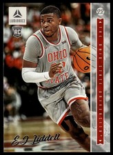2022 Panini Chronicles Draft Picks #8 E.J. Liddell Luminance