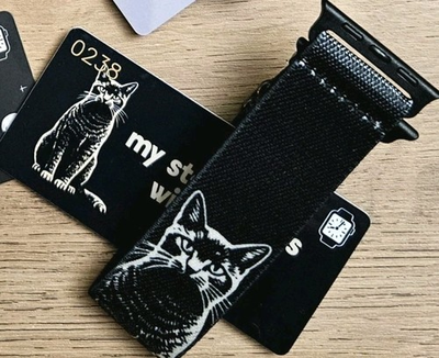 #ad ZOX quot;My Story Starts With Youquot; #238 KITTY SOLD OUT APPLE 39 42 SMALL WATCHBAND $48.99