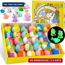 Yekery Bath Bombs for Kids with Toy Inside, 30 PCS Natrual and Organic Bubble Ba