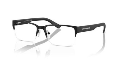 A|X ARMANI EXCHANGE Men's Ax1014 6063 53mm Rectangular Eyewear Frames