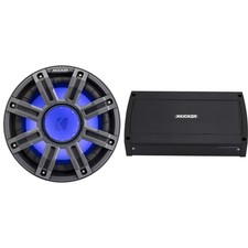 Kicker 51MWE104 - MWE 10-Inch Premium Marine Subwoofer Enclosure 4-ohm  48...
